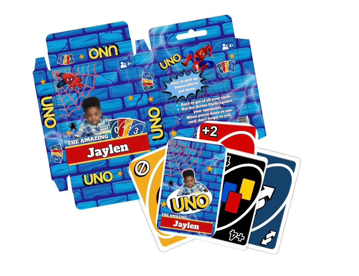 UNO Cards Editable Digital Template